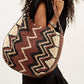 Lavender BG L RAFFIA ARYA תיק צד BA&SH