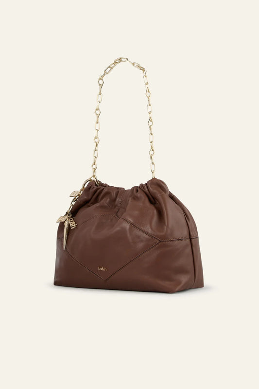 Seashell BAG M CUIR MINI JUNE TOTE תיק צד BA&SH