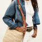 Seashell BAG L RAFFIA YOUYOU תיק צד BA&SH