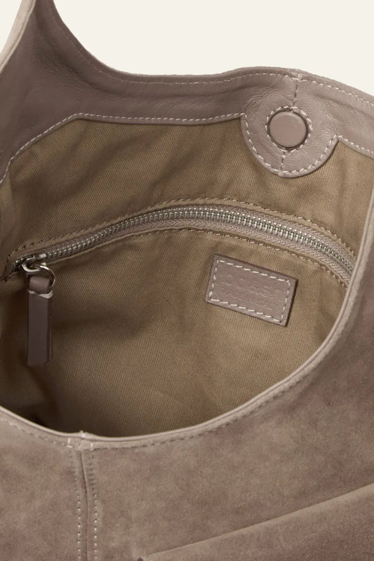 Dim Gray BAG L SUEDE YOUYOU MULTIPOCKETS תיק צד BA&SH