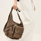 Antique White תיק כתף מעור לנשים Youyou Bag Brown BA&SH