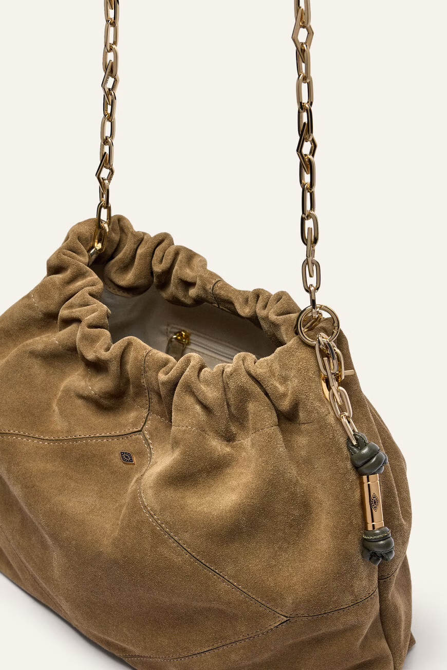 Dark Olive Green תיק צד לנשים June BA&SH