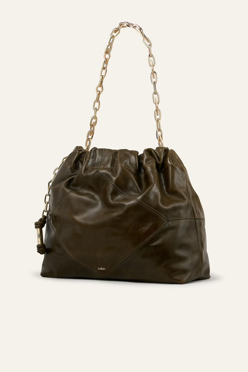 Dark Slate Gray תיק צד לנשים June BA&SH