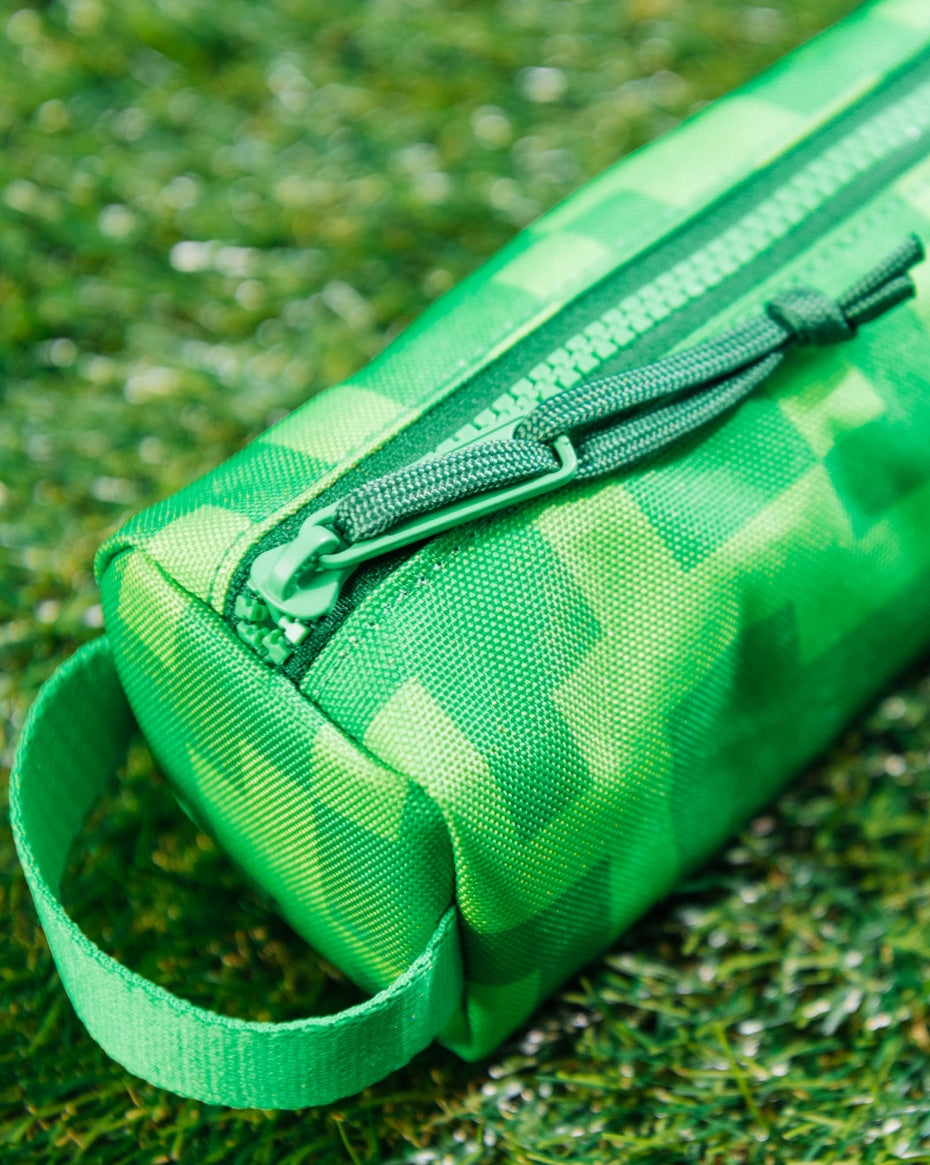 Dark Green קלמר Minecraft Settlement Pencil Case HERSCHEL