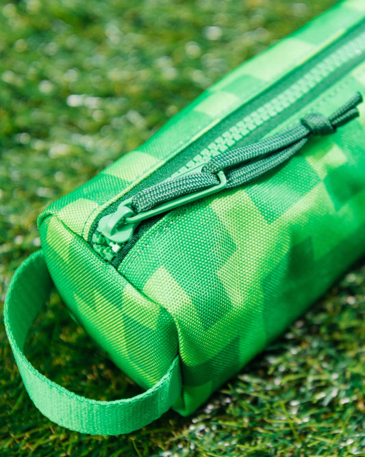 Dark Green קלמר Minecraft Settlement Pencil Case HERSCHEL