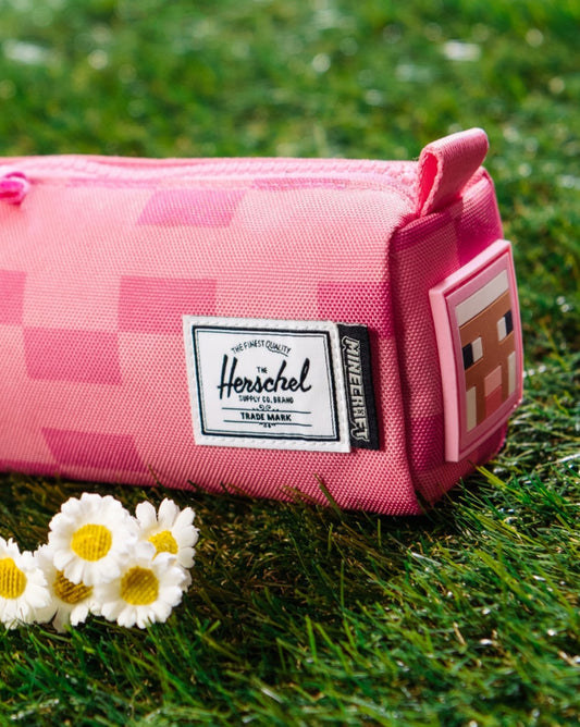 Dark Olive Green קלמר Minecraft Settlement Pencil Case HERSCHEL