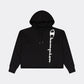 Black LEGACY-HOODED SWEATSHIRT קפוצ'ון CHAMPION