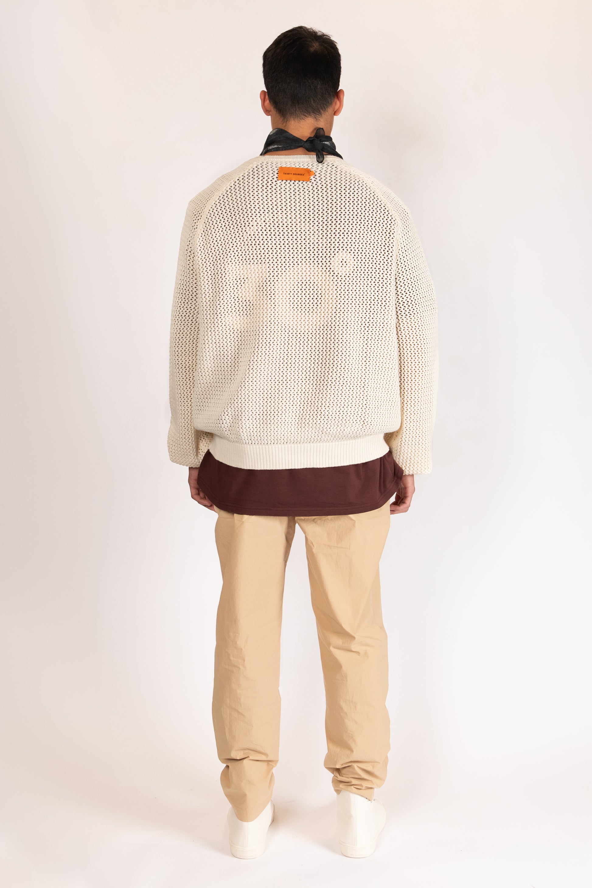 Antique White סווטשירט לגברים / נשים Holes THIRTY DEGREES