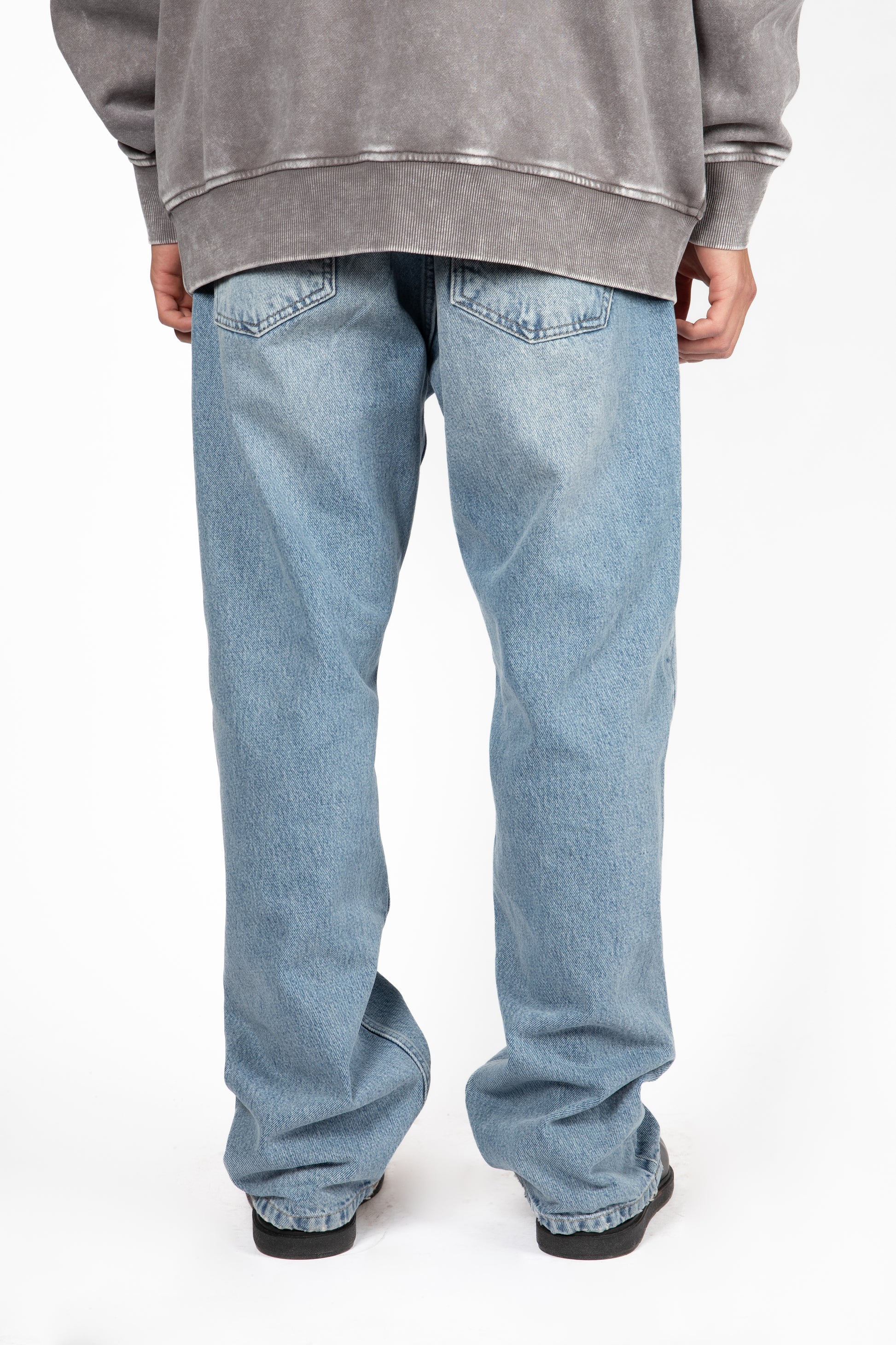 Light Gray ג׳ינס ארוך לגברים Light Blue – Straight Leg THIRTY DEGREES