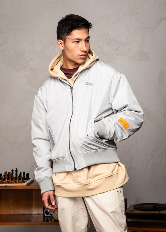 Gray ג'קט לגברים / נשים Basketball THIRTY DEGREES