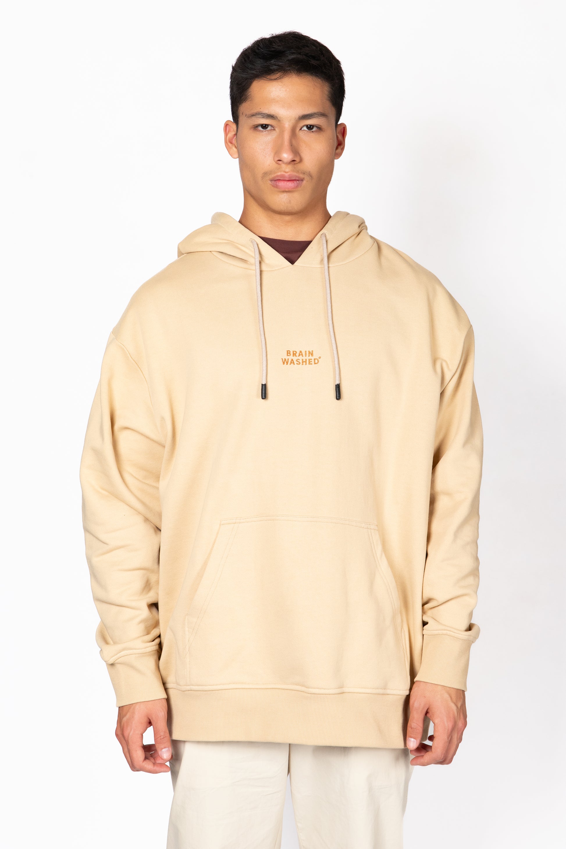 Antique White קפוצ'ון לגברים / נשים Brain Washed THIRTY DEGREES
