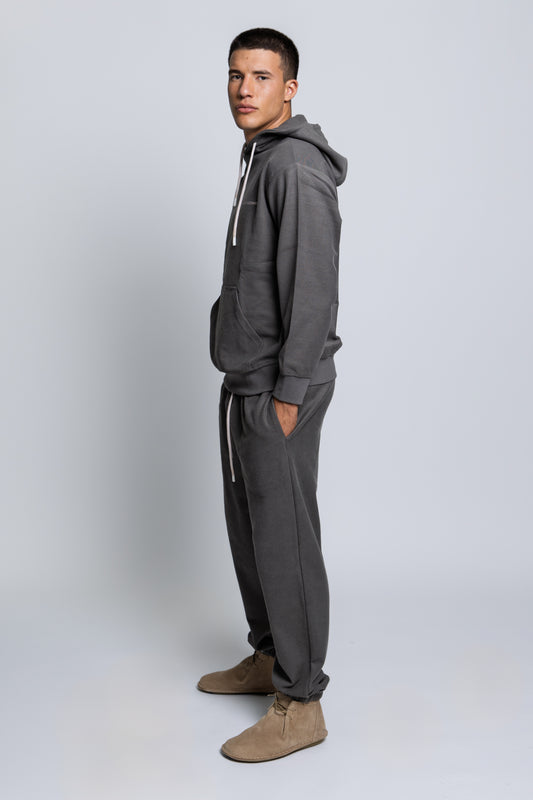 Light Gray קפוצ'ון לגברים / נשים Upside Down THIRTY DEGREES