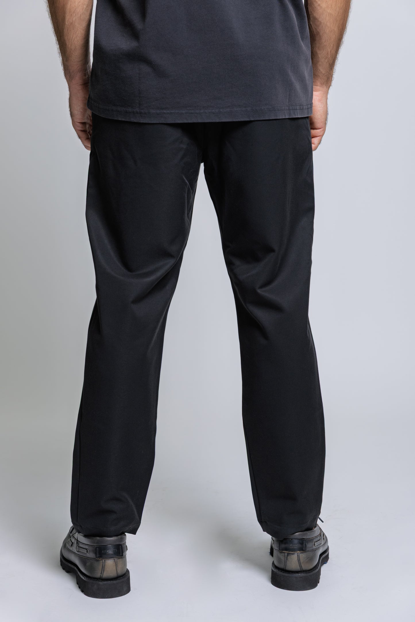 Black מכנסיים ארוכים לגברים Erez THIRTY DEGREES