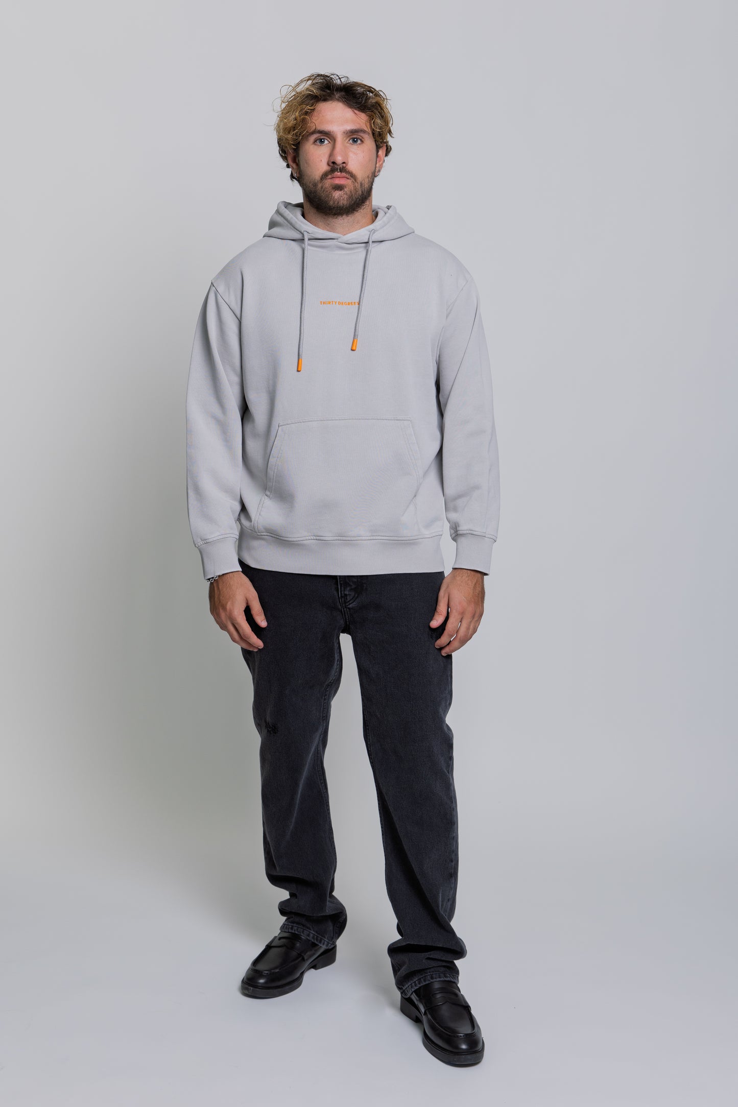 Gray קפוצ'ון לגברים / נשים Basketball THIRTY DEGREES