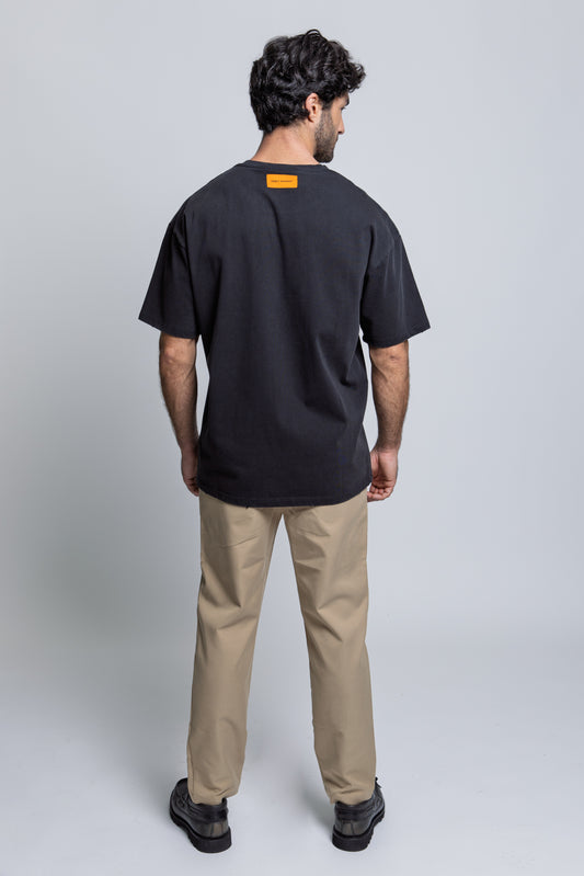 Gray טי שירט קצרה לגברים / נשים Mugzam THIRTY DEGREES