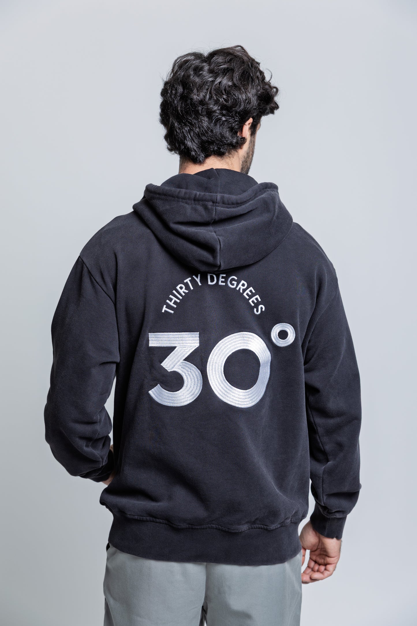 Dark Slate Gray קפוצ'ון לגברים / נשים Basketball THIRTY DEGREES