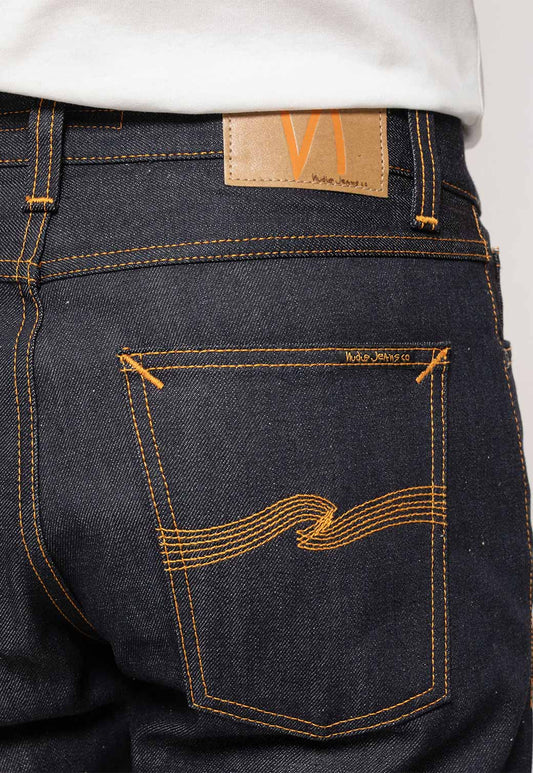 Light Gray ג'ינס ארוך לגברים Steady Eddie II - Dry Selvage NUDIE