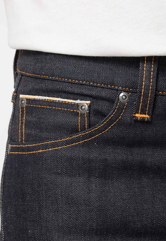 Beige ג'ינס ארוך לגברים Steady Eddie II - Dry Selvage NUDIE