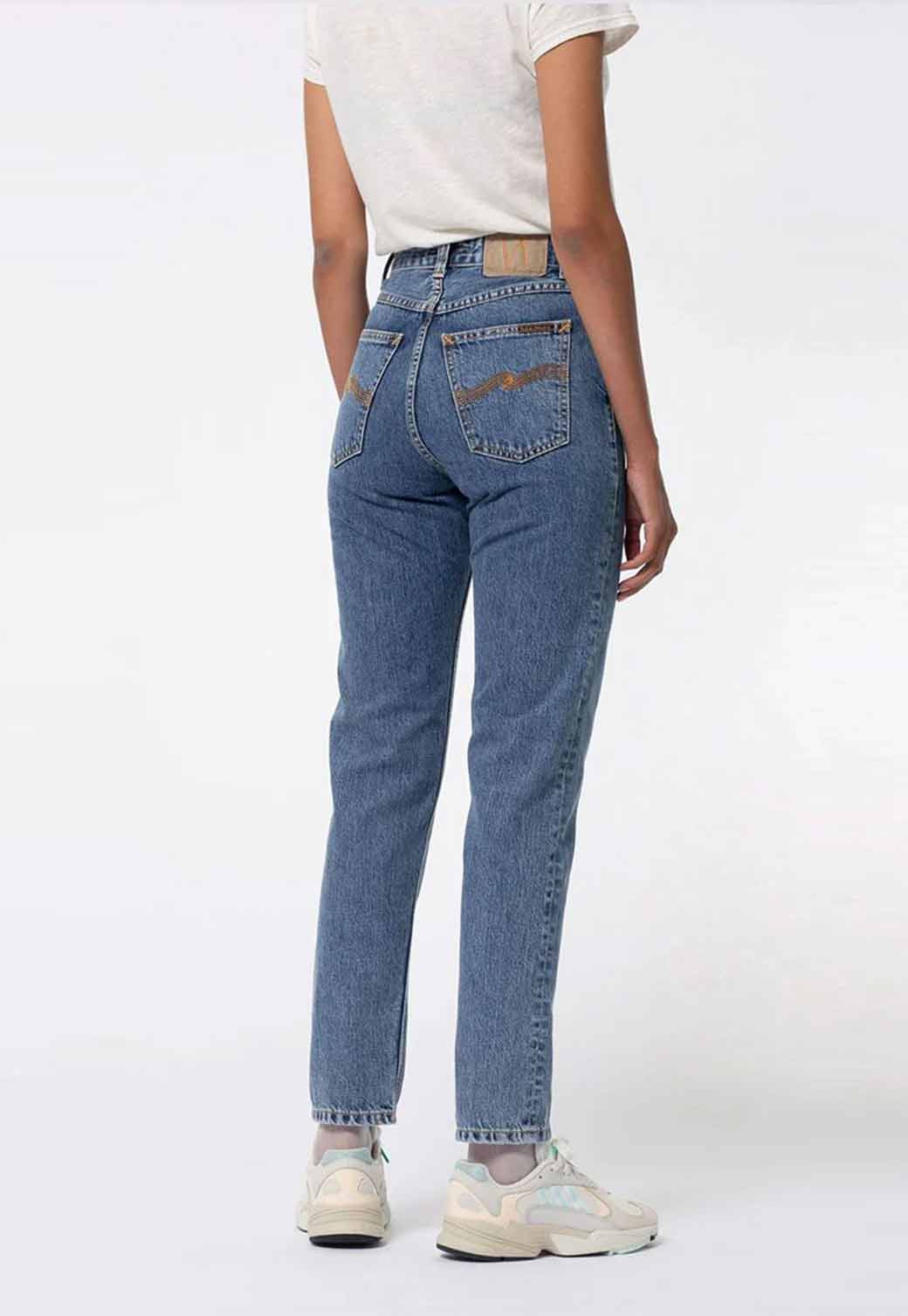 Lavender ג'ינס ארוך לנשים Breezy Britt - Friendly Blue NUDIE