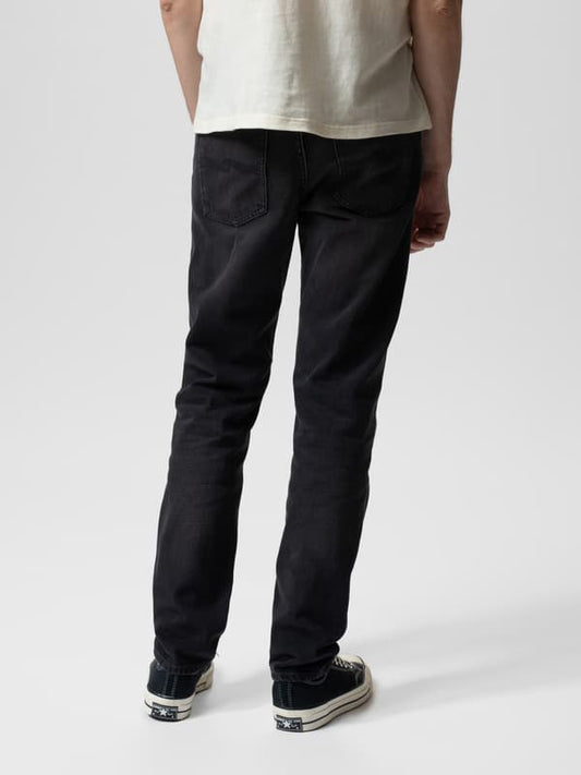 Black ג'ינס ארוך לגברים Steady Eddie - Black Water NUDIE