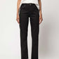 Light Gray STRAIGHT SALLY EVERBLACK ג'ינס ארוך לנשים NUDIE