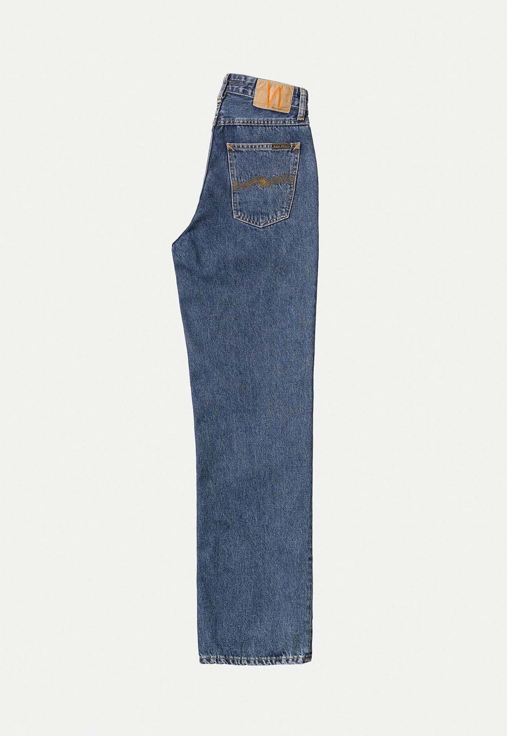Dark Slate Gray ג'ינס ארוך Clean Eileen 90s Stone NUDIE