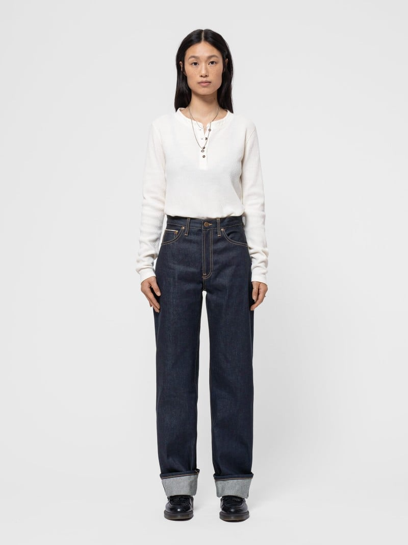 Lavender ג'ינס ארוך לנשים Clean Eileen – High Rise NUDIE