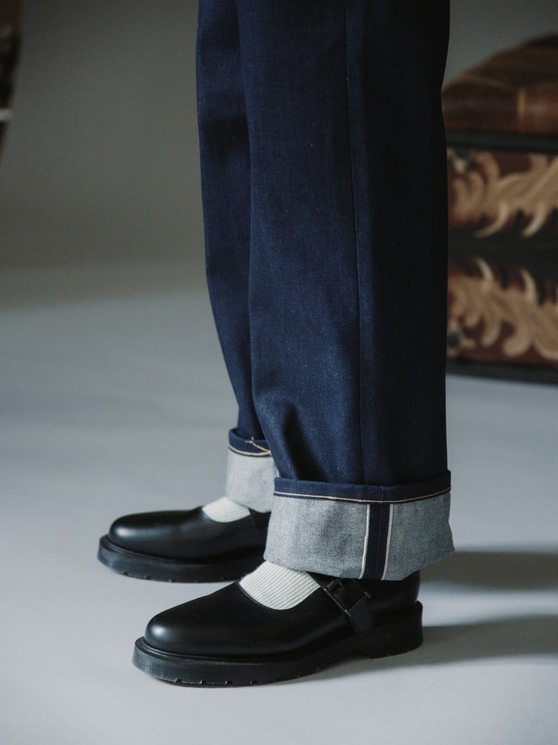 Dark Slate Gray ג'ינס ארוך לנשים Clean Eileen – High Rise NUDIE