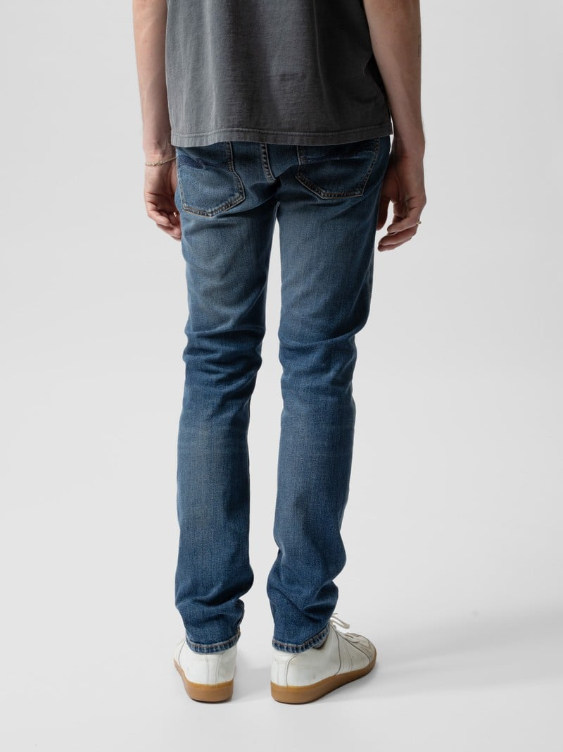 Dark Slate Gray ג'ינס ארוך לגברים Lean Dean - Slim Straight NUDIE