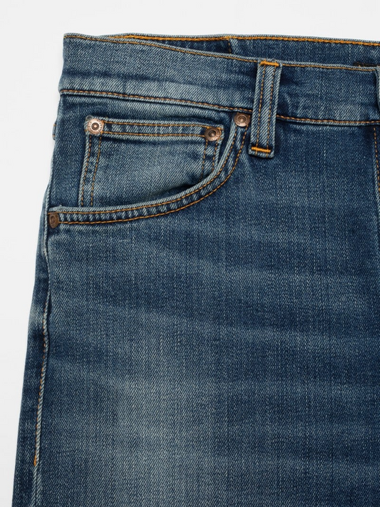 Dark Slate Gray ג'ינס ארוך לגברים Lean Dean - Slim Straight NUDIE