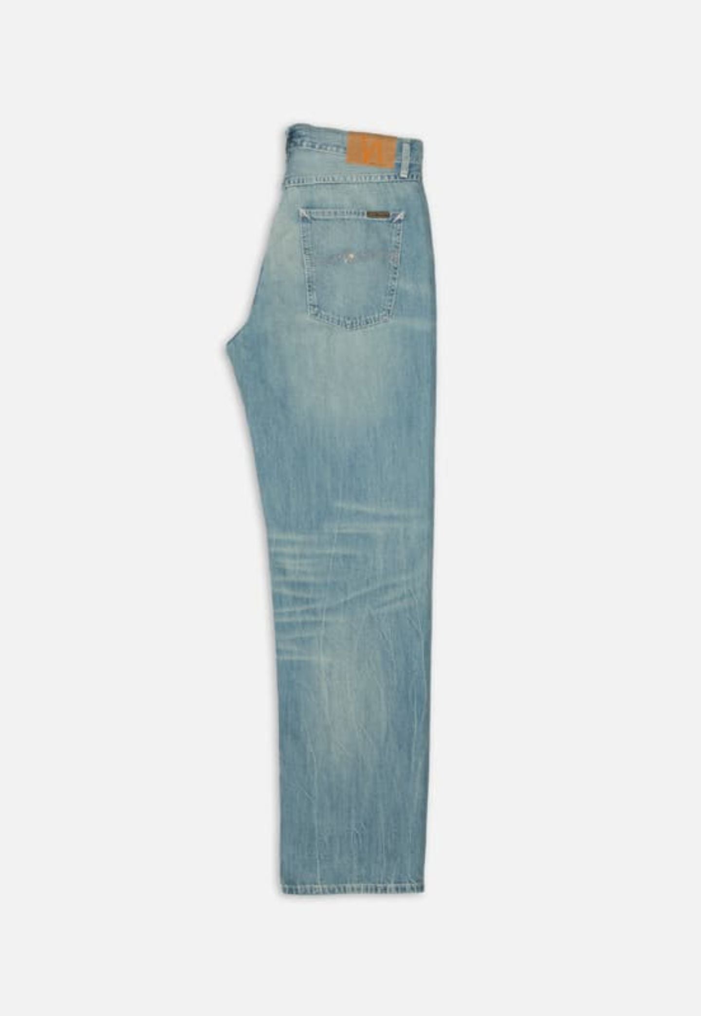 Light Slate Gray ג'ינס לגברים Tuff Tony Drift Wood – Loose fit NUDIE