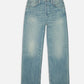Light Slate Gray ג'ינס לגברים Tuff Tony Drift Wood – Loose fit NUDIE