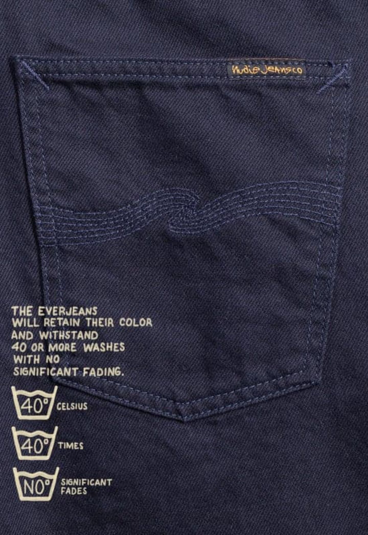 Dark Slate Gray מכנסיים קצרים לגברים Seth NUDIE