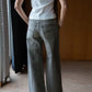 Saddle Brown ג'ינס לנשים Sonic Sue Foggy Grey - Regular Fit NUDIE