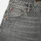 Dim Gray ג'ינס לנשים Sonic Sue Foggy Grey - Regular Fit NUDIE