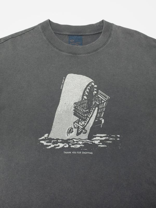 Dim Gray טי שירט קצרה לנשים Rita NUDIE