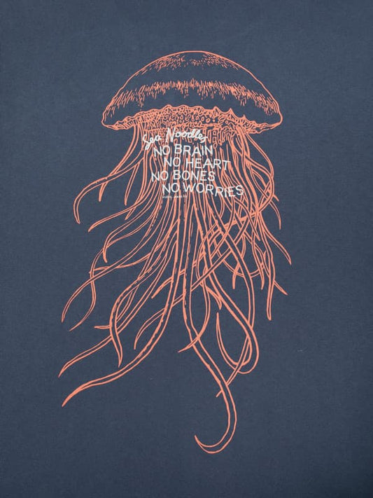 Dark Slate Gray טי שירט קצרה לגברים Roy Sea NUDIE