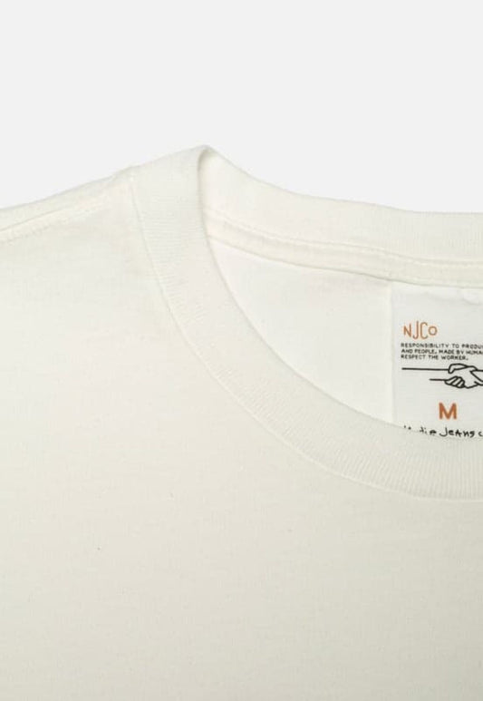 Antique White חולצת טי-שירט לגברים Roy NUDIE