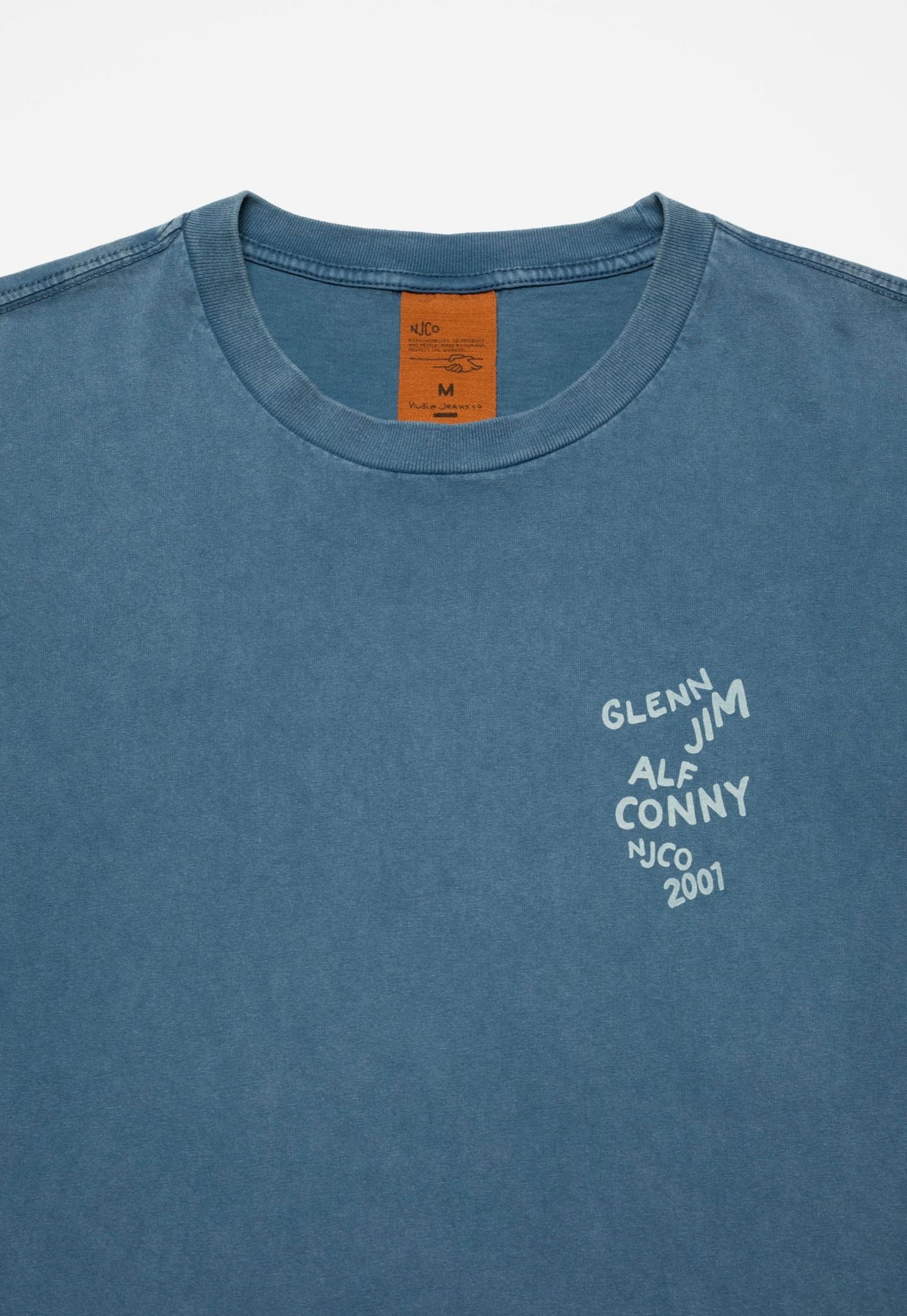 Dark Slate Blue חולצת טי-שירט לגברים Roy NUDIE