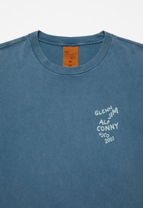 Dark Slate Blue חולצת טי-שירט לגברים Roy NUDIE
