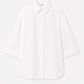 טי שירט קצרה לנשים Oversized Short Sleeve Shirt