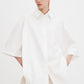טי שירט קצרה לנשים Oversized Short Sleeve Shirt