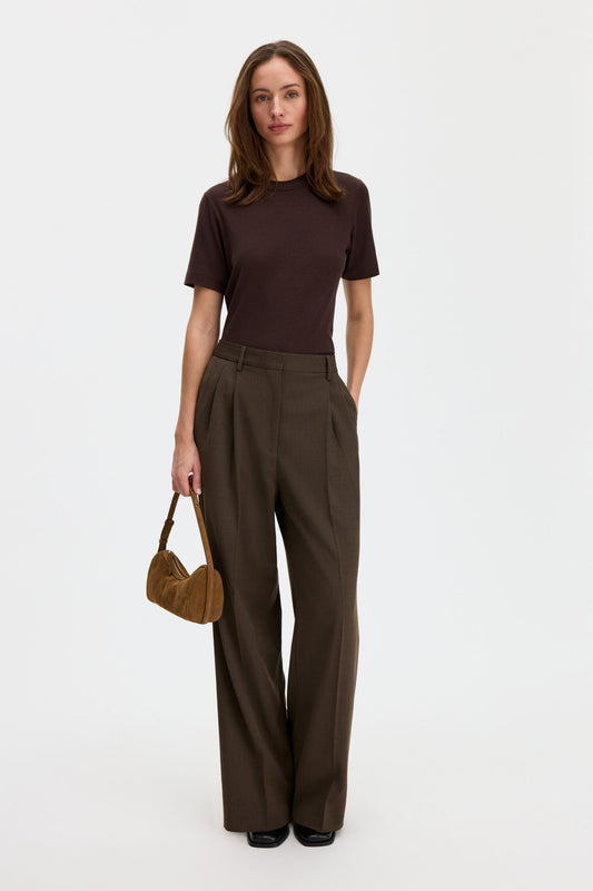 Lavender טי שירט נשים Soft Rib FILIPPA K