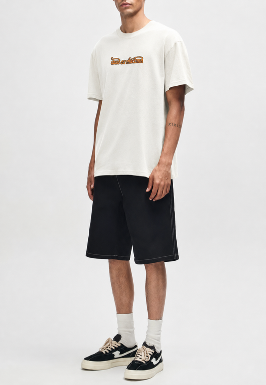 חולצת טי שירט קצרה לגברים Virtual Insanity Tee Anthracite