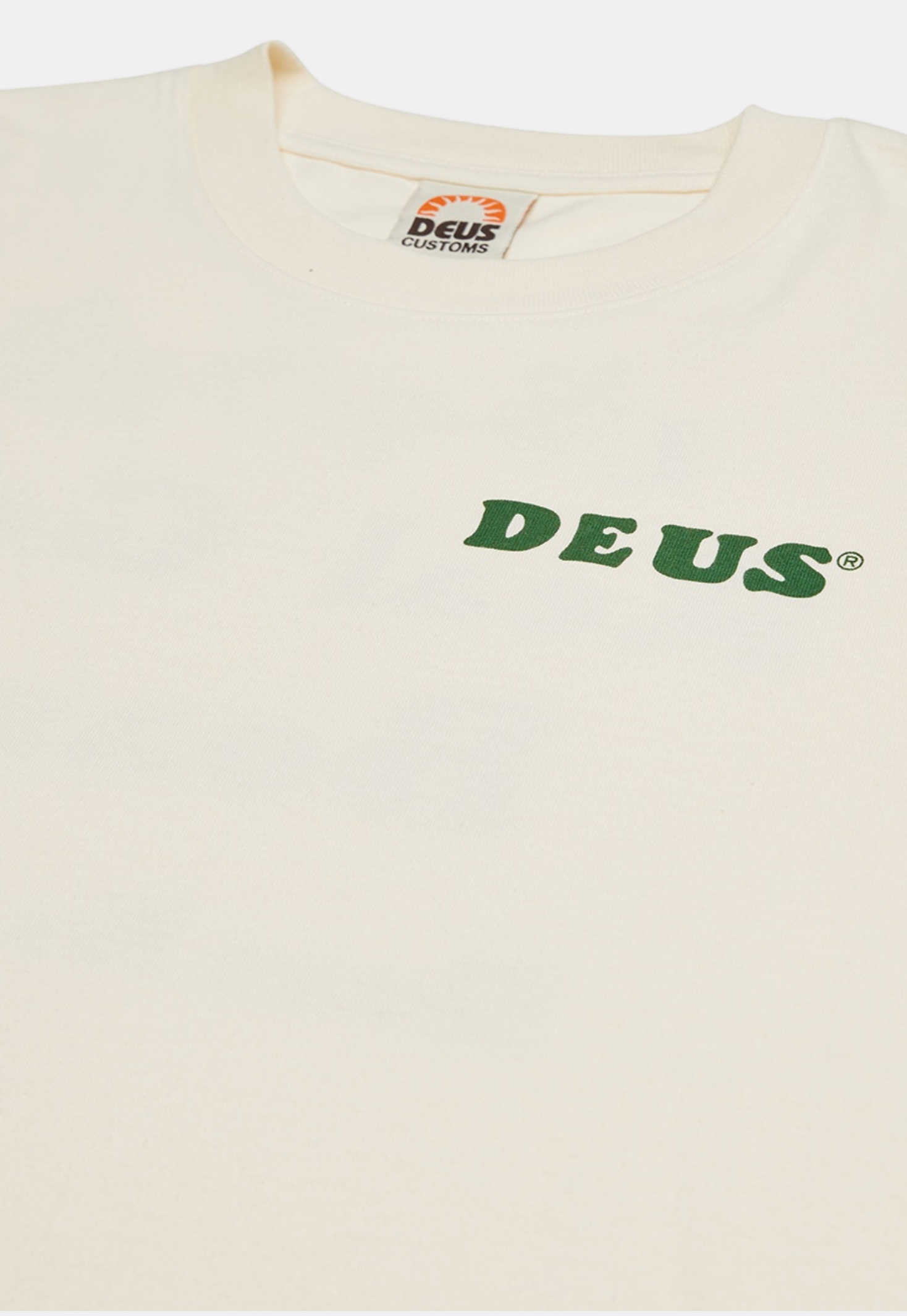 Antique White טי שירט קצרה לגברים Real Good DEUS EX MACHINA