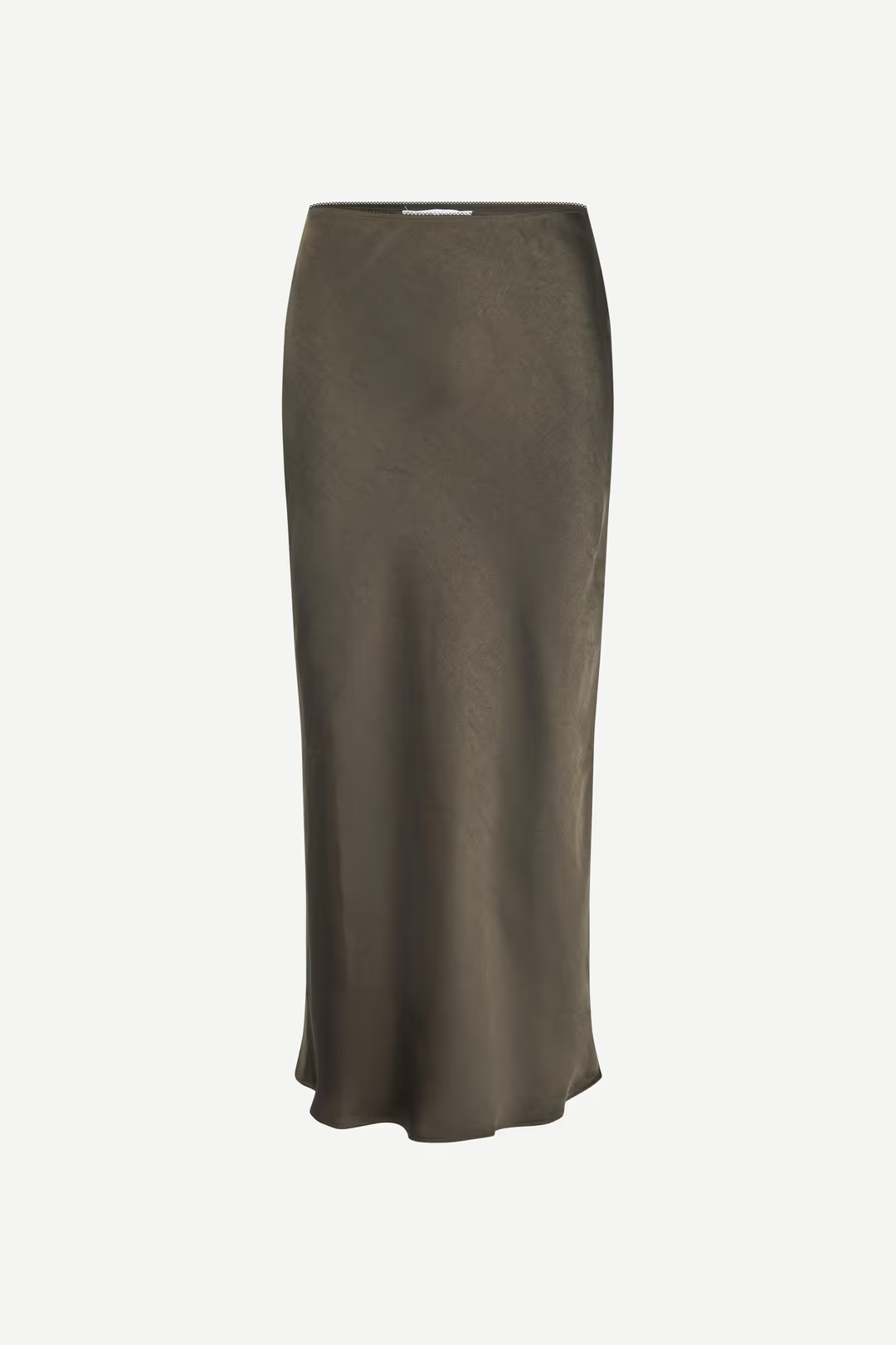 White Smoke חצאית סאטן מקסי לנשים Saagneta SAMSOE SAMSOE