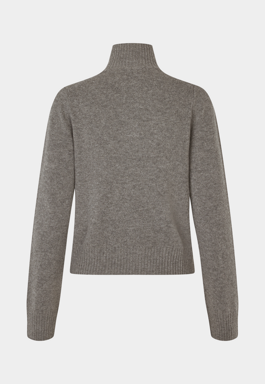 Dim Gray סוודר גולף לנשים Saelif SAMSOE SAMSOE