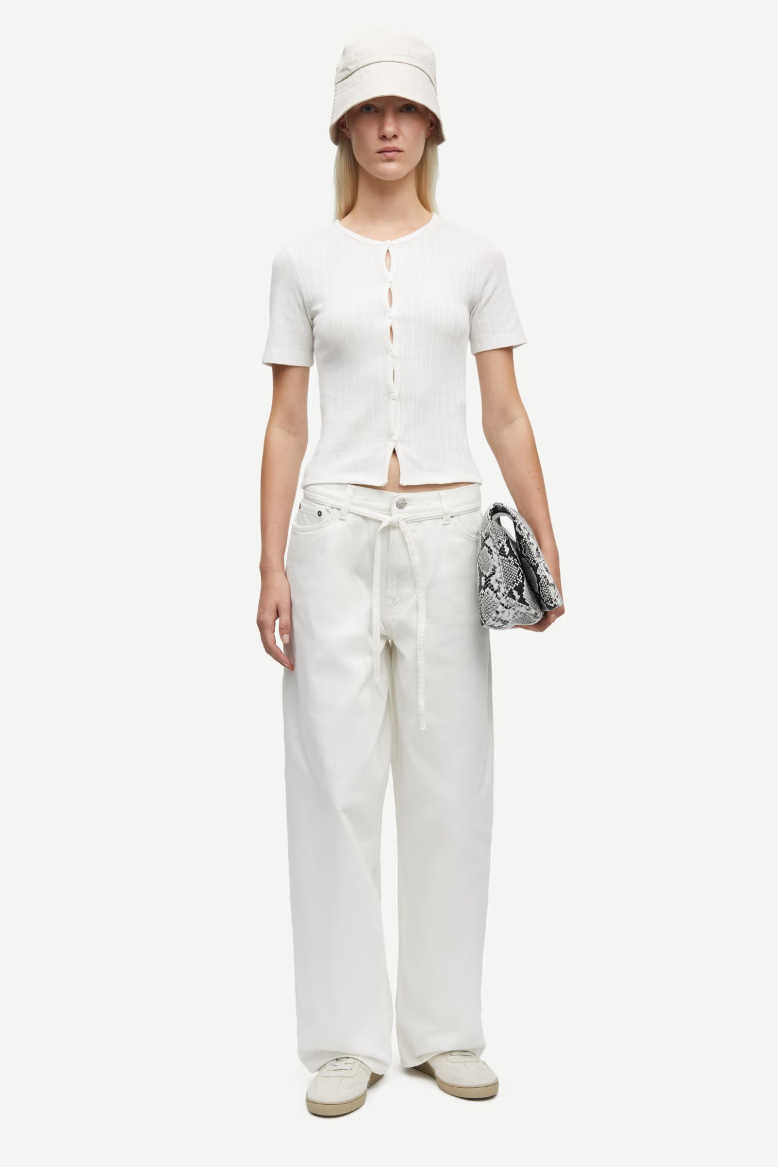 White Smoke ג'ינס ארוך לנשים Saharper – Wide Leg SAMSOE SAMSOE