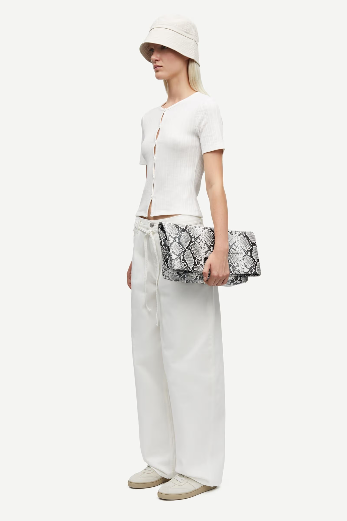 White Smoke ג'ינס ארוך לנשים Saharper – Wide Leg SAMSOE SAMSOE