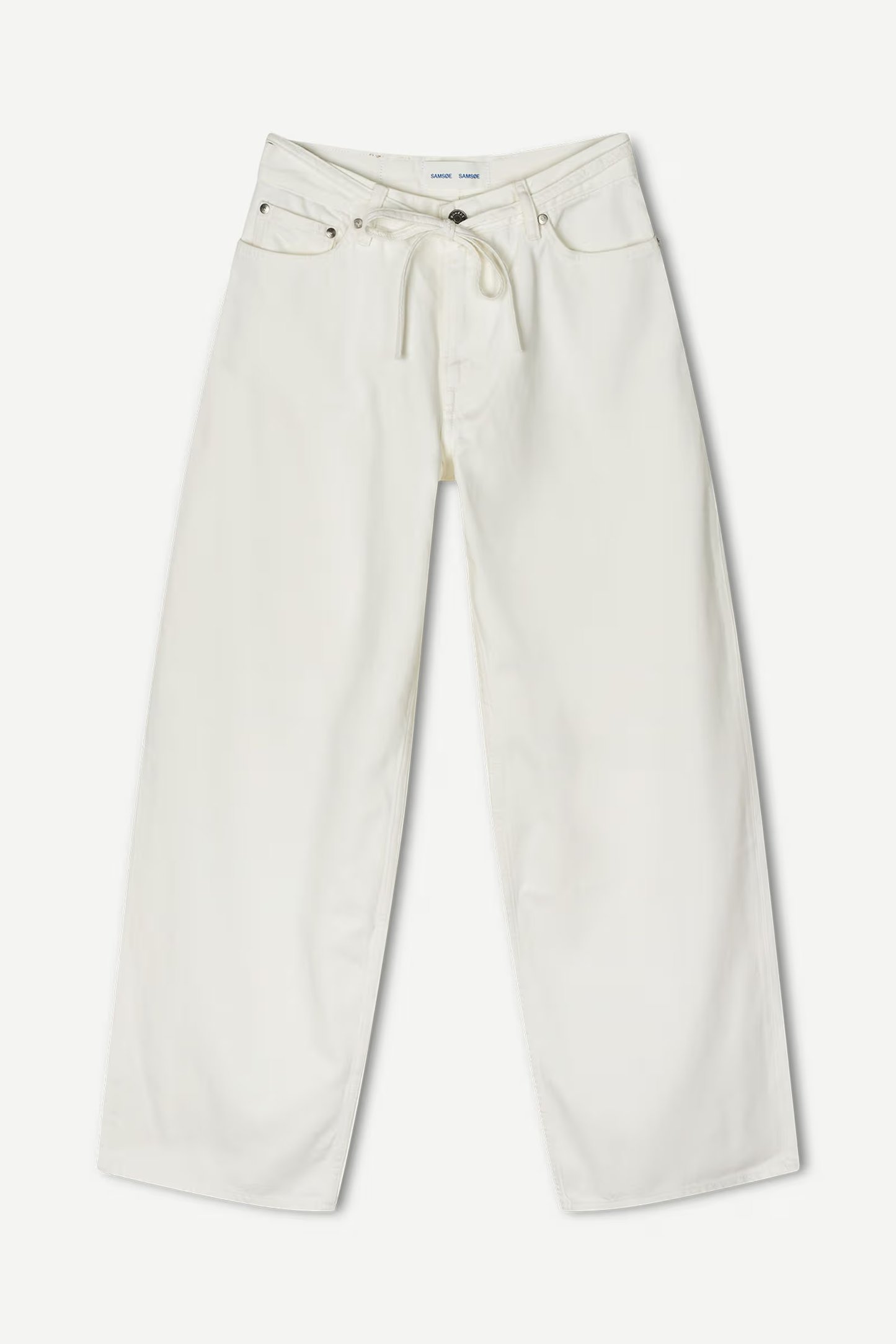 Beige ג'ינס ארוך לנשים Saharper – Wide Leg SAMSOE SAMSOE